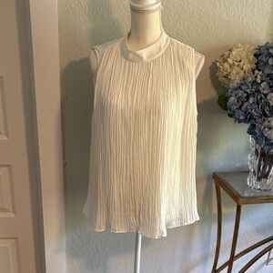Nordstrom accordion pleated blouse size medium
